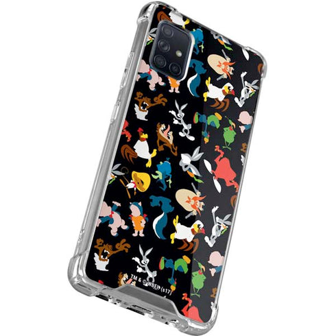 Looney Tunes Identity Pattern Galaxy A71 5G Clear Case