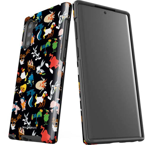 Looney Tunes Identity Pattern Galaxy Note 10 Pro Case