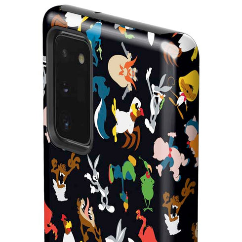 Looney Tunes Identity Pattern Galaxy Note20 5G Pro Case