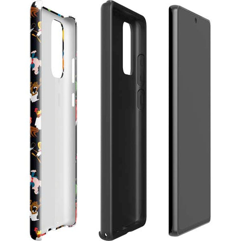 Looney Tunes Identity Pattern Galaxy Note20 5G Pro Case