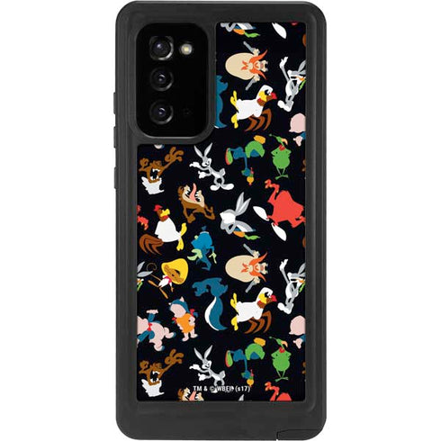 Looney Tunes Identity Pattern Galaxy Note20 5G Waterproof Case