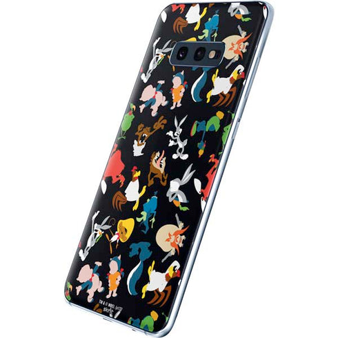 Looney Tunes Identity Pattern Galaxy S10e Skin