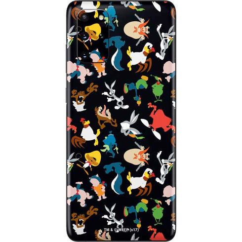 Looney Tunes Identity Pattern Galaxy S20 Plus Skin