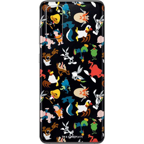 Looney Tunes Identity Pattern Galaxy S20 Skin