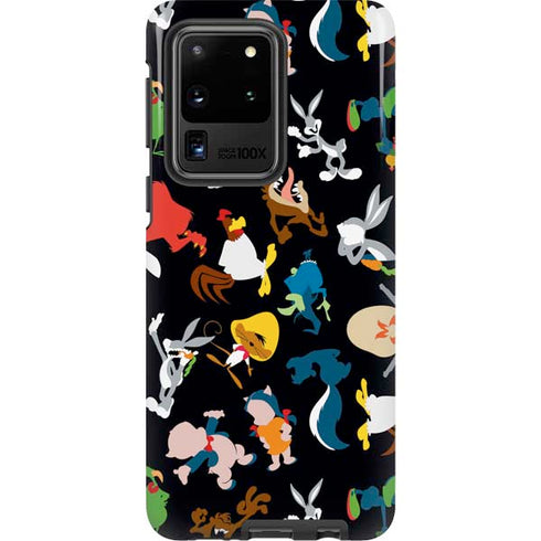 Looney Tunes Identity Pattern Galaxy S20 Ultra 5G Pro Case