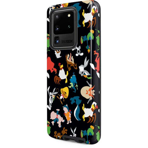 Looney Tunes Identity Pattern Galaxy S20 Ultra 5G Pro Case