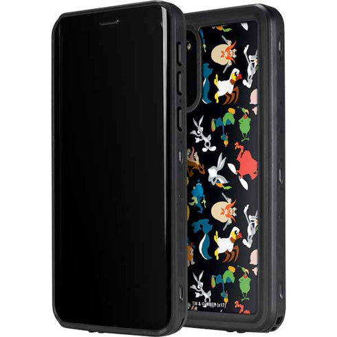 Looney Tunes Identity Pattern Galaxy S20 Waterproof Case