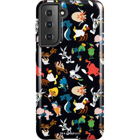 Looney Tunes Identity Pattern Galaxy S21 5G Pro Case