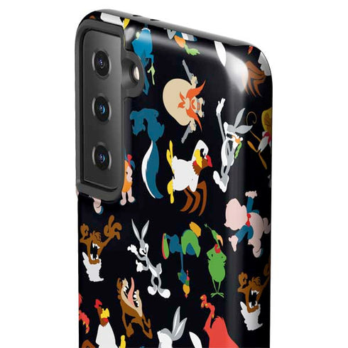 Looney Tunes Identity Pattern Galaxy S21 FE Pro Case