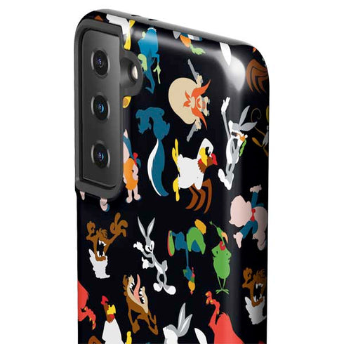 Looney Tunes Identity Pattern Galaxy S21 Plus 5G Pro Case