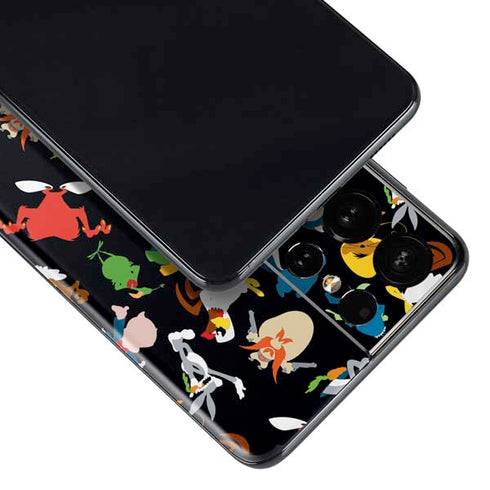 Looney Tunes Identity Pattern Galaxy S21 Ultra 5G Skin