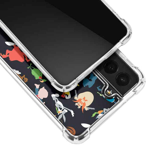 Looney Tunes Identity Pattern Galaxy S22 Plus Clear Case