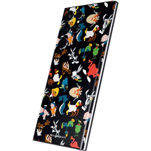 Looney Tunes Identity Pattern Galaxy S22 Ultra Skin
