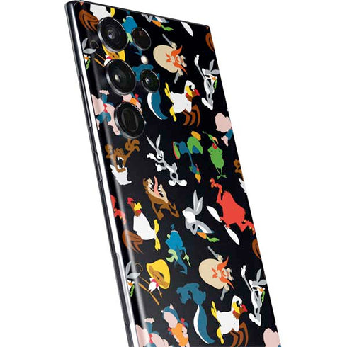 Looney Tunes Identity Pattern Galaxy S22 Ultra Skin