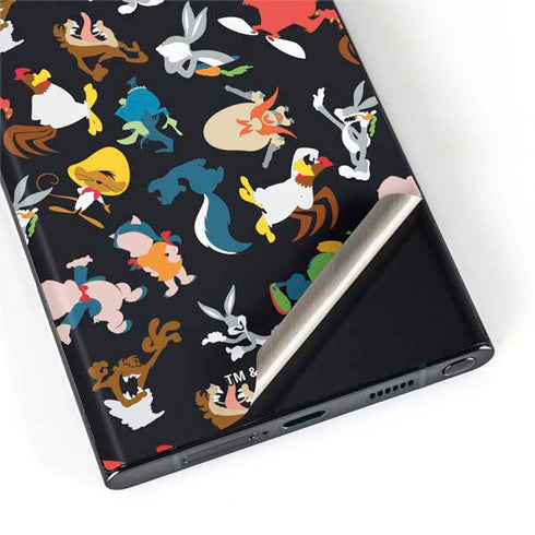 Looney Tunes Identity Pattern Galaxy S22 Ultra Skin