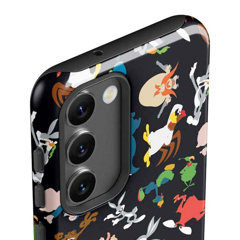 Looney Tunes Identity Pattern Galaxy S23 Plus Pro Case
