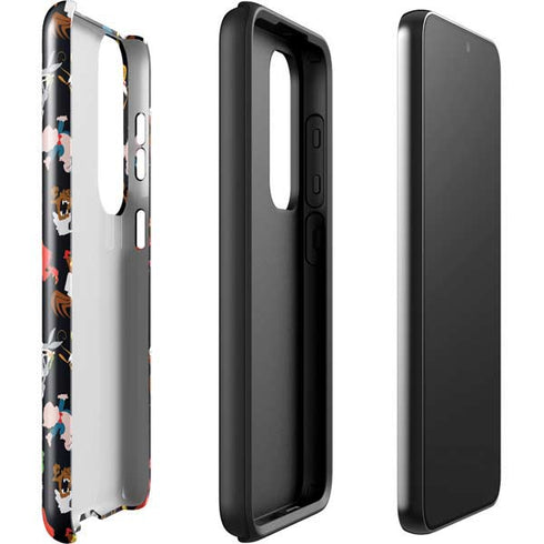 Looney Tunes Identity Pattern Galaxy S23 Plus Pro Case