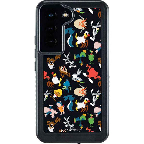 Looney Tunes Identity Pattern Galaxy S23 Waterproof Case