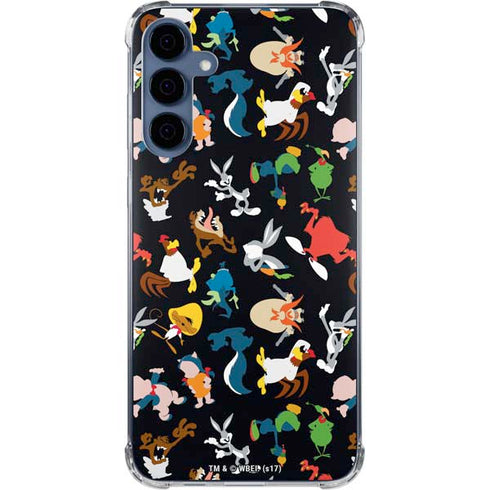 Looney Tunes Identity Pattern Galaxy S24 Clear Case