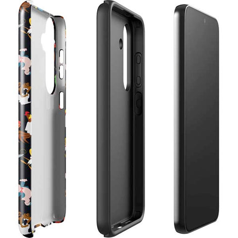 Looney Tunes Identity Pattern Galaxy S24 Plus Impact Case