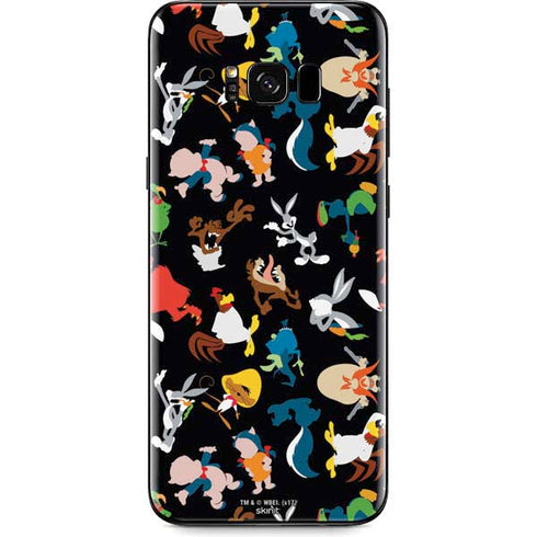 Looney Tunes Identity Pattern Galaxy S8 Skin