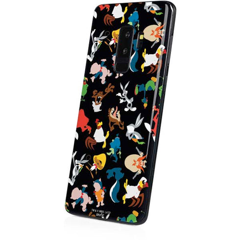 Looney Tunes Identity Pattern Galaxy S9 Plus Skin