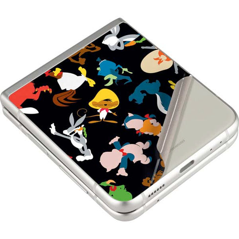 Looney Tunes Identity Pattern Galaxy Z Flip3 5G Skin