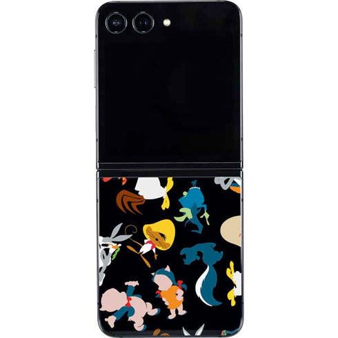 Looney Tunes Identity Pattern Galaxy Z Flip5 5G Skin