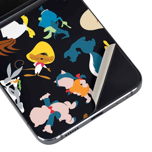 Looney Tunes Identity Pattern Galaxy Z Flip5 5G Skin