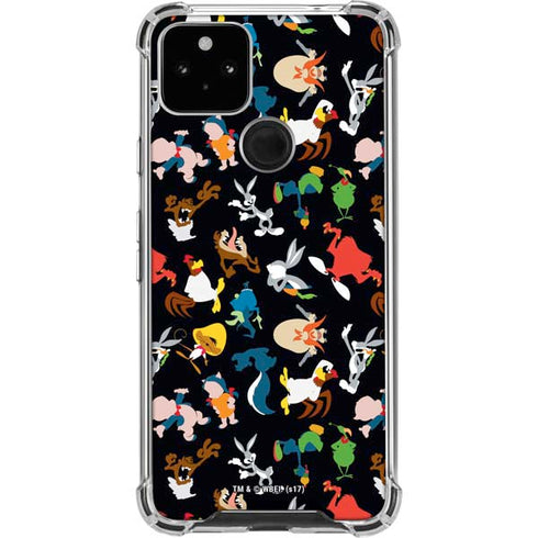 Looney Tunes Identity Pattern Google Pixel 5a 5G Clear Case