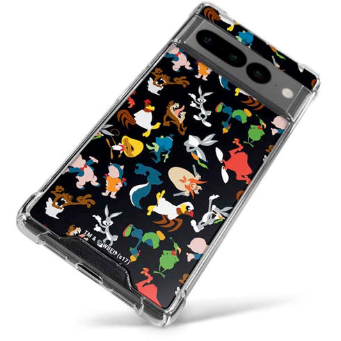Looney Tunes Identity Pattern Google Pixel 7 Pro Clear Case
