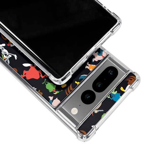 Looney Tunes Identity Pattern Google Pixel 7 Pro Clear Case