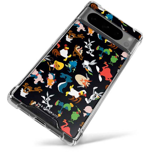 Looney Tunes Identity Pattern Google Pixel 8 Pro Clear Case