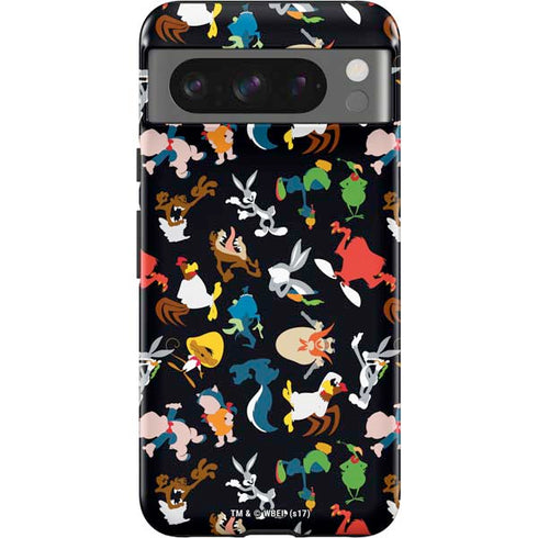 Looney Tunes Identity Pattern Google Pixel 8 Pro Impact Case