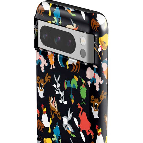 Looney Tunes Identity Pattern Google Pixel 8 Pro Impact Case