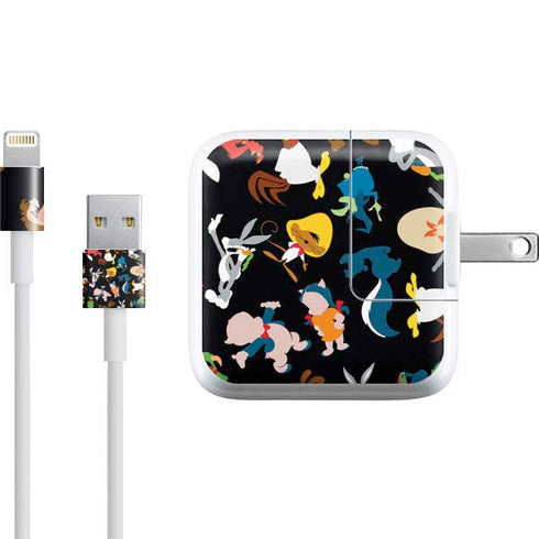 Looney Tunes Identity Pattern iPad Charger (10W USB) Skin