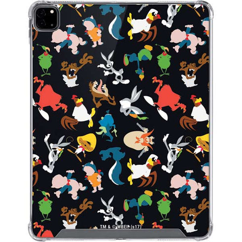 Looney Tunes Identity Pattern iPad Pro 12.9in (2020) Clear Case