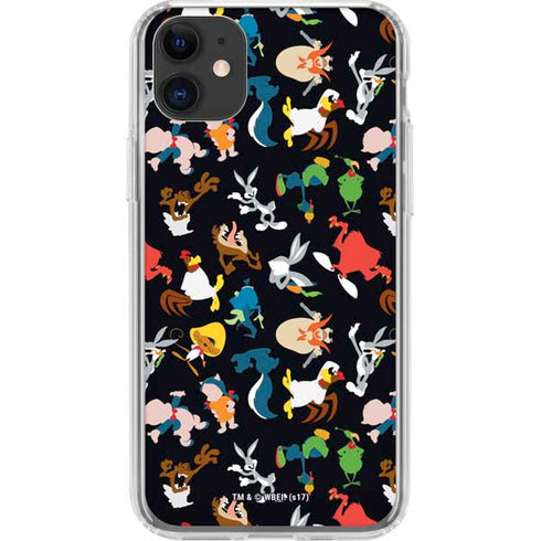 Looney Tunes Identity Pattern iPhone 11 Clear Case