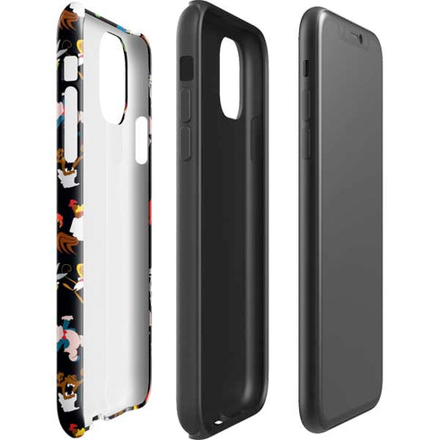 Looney Tunes Identity Pattern iPhone 11 Pro Max Impact Case