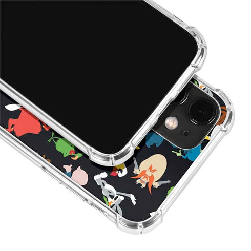 Looney Tunes Identity Pattern iPhone 12 Clear Case
