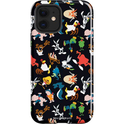 Looney Tunes Identity Pattern iPhone 12 Impact Case