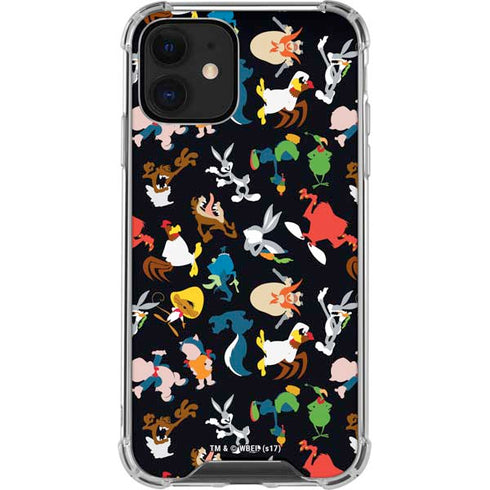 Looney Tunes Identity Pattern iPhone 12 Mini Clear Case