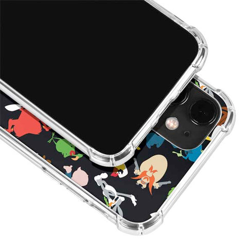 Looney Tunes Identity Pattern iPhone 12 Mini Clear Case