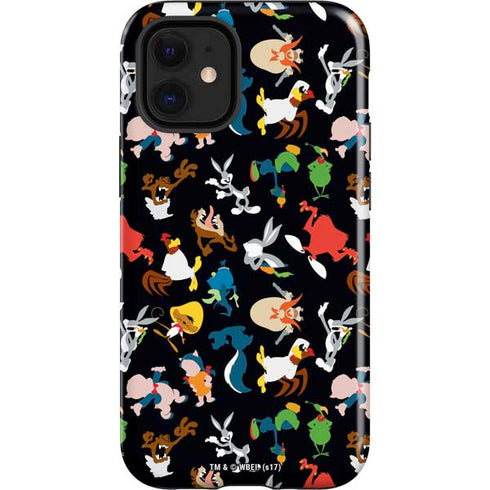 Looney Tunes Identity Pattern iPhone 12 Mini Impact Case