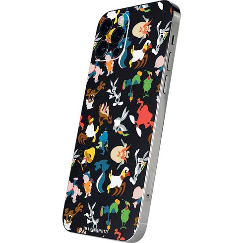 Looney Tunes Identity Pattern iPhone 12 Pro Skin