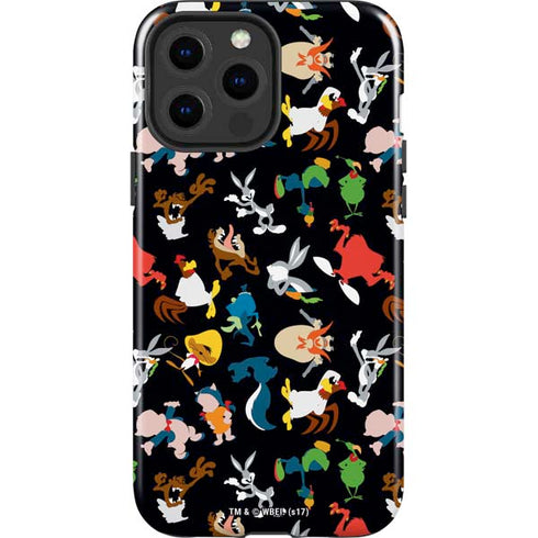 Looney Tunes Identity Pattern iPhone 13 Pro Max Impact Case