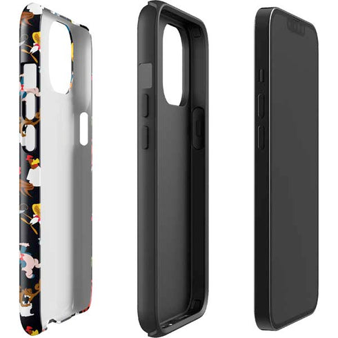 Looney Tunes Identity Pattern iPhone 14 Plus Impact Case
