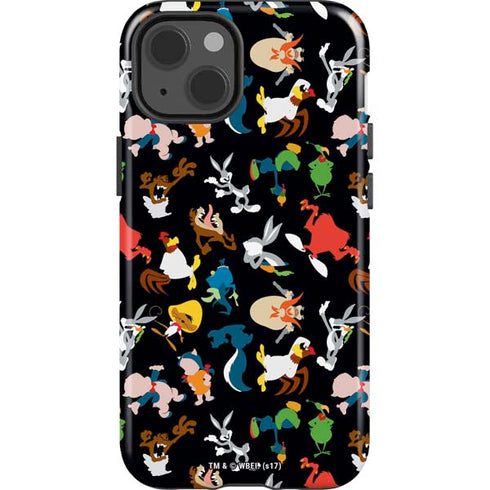 Looney Tunes Identity Pattern iPhone 15 Impact Case