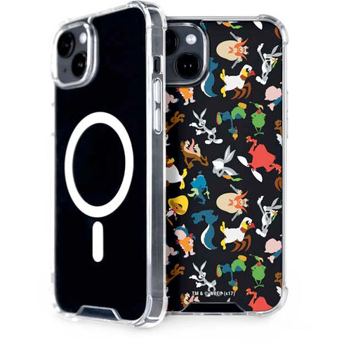 Looney Tunes Identity Pattern iPhone 15 Plus MagSafe Case