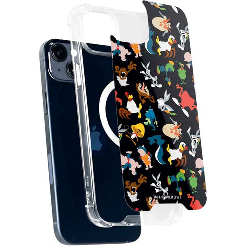 Looney Tunes Identity Pattern iPhone 15 Plus MagSafe Case